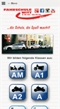 Mobile Screenshot of fahrschule-witt.de
