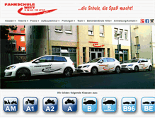 Tablet Screenshot of fahrschule-witt.de